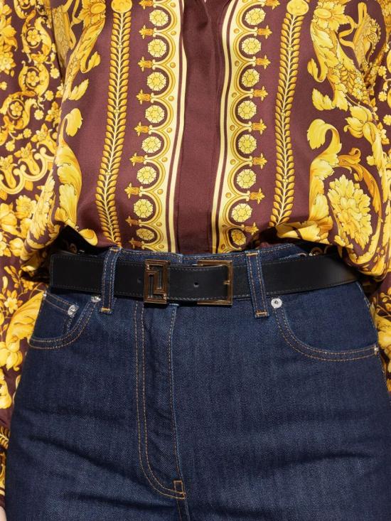 26SS 베르사체 레귤러 벨트 1022358 DV3T 1B00V BLACK VERSACE GOLD - VERSACE