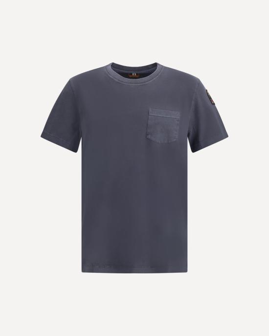  파라점퍼스 반팔 티셔츠 25SSPMTSIH01316 BLUE NAVY DOM