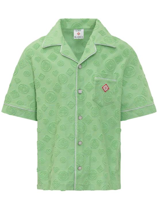 26SS 카사블랑카 긴팔 셔츠 MSP26SH085 01 GREEN