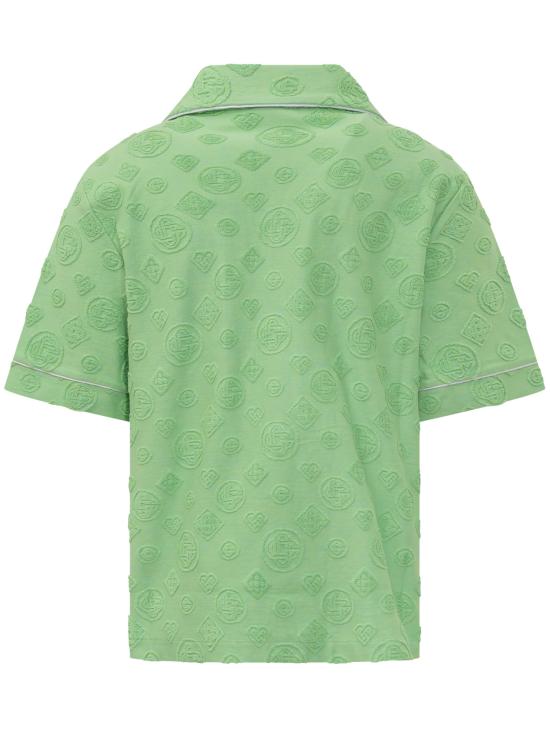 26SS 카사블랑카 긴팔 셔츠 MSP26SH085 01 GREEN - CASABLANCA