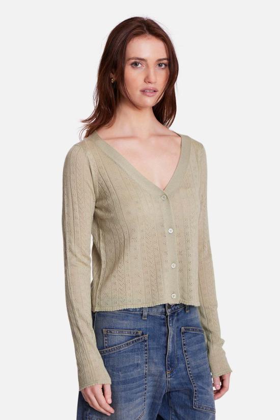  더 타일 클럽 가디건 타일 클럽 클레어 포인텔 카디건 - THE TILE CLUB