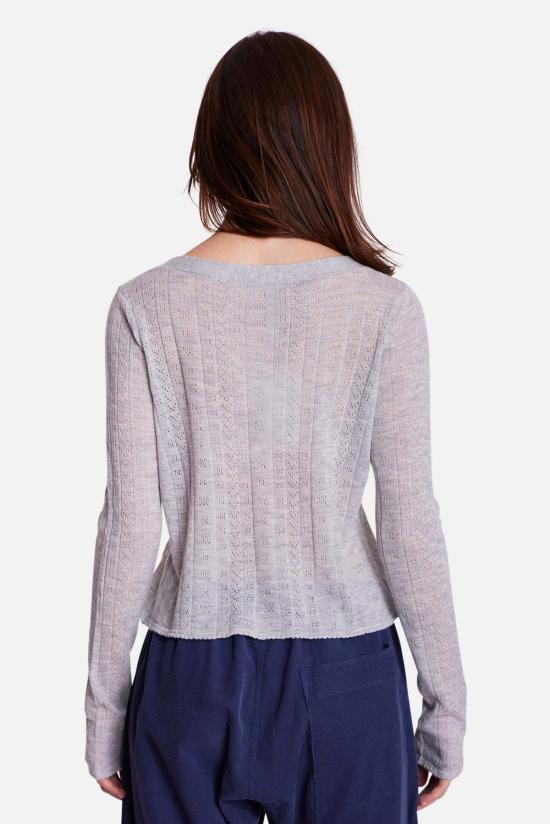  더 타일 클럽 가디건 타일 클럽 클레어 포인텔 카디건 - THE TILE CLUB