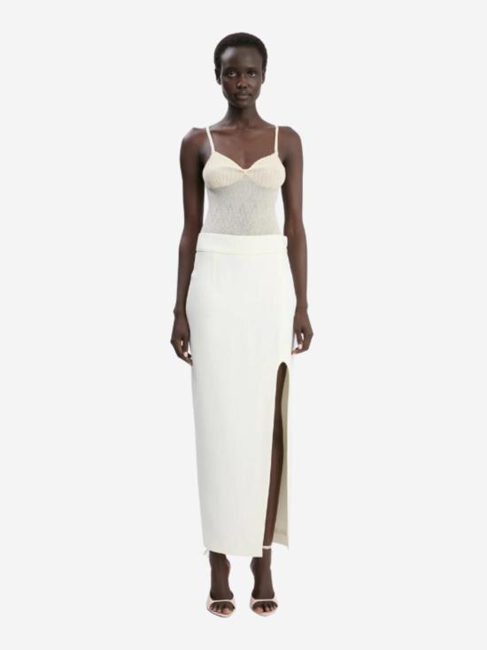  빅토리아 베컴 롱 스커트 스플릿 디테일 - VICTORIA BECKHAM