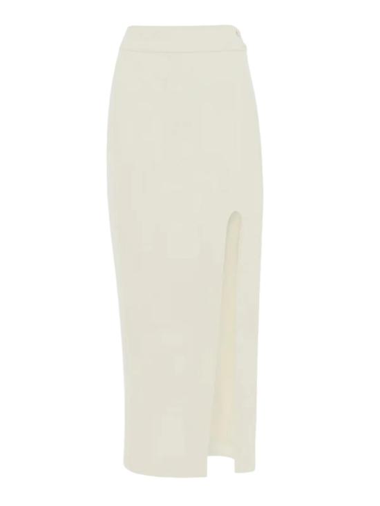  빅토리아 베컴 롱 스커트 스플릿 디테일