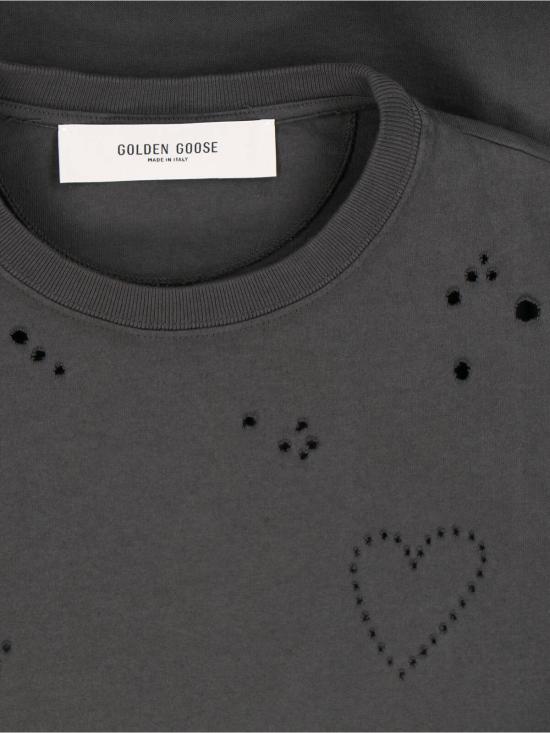 26SS 골든구스 반팔 티셔츠 GMP01220 P002363 60318 Grey - GOLDEN GOOSE