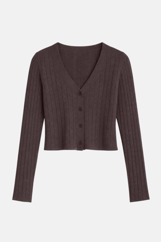  더 타일 클럽 가디건 타일 클럽 클레어 포인텔 카디건