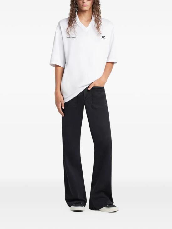 26SS 쿠레쥬 반팔 티셔츠 126JPO059JS0195 B166 WHITE - COURREGES