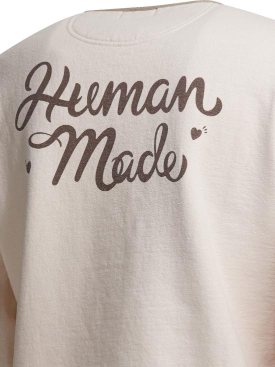 25FW 휴먼메이드 스웨터 HM30CS012WHITE - HUMANMADE