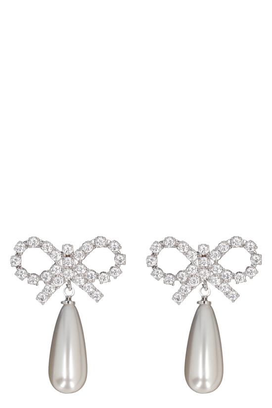 26SS 셀프 포트레이트 이어링 RS26631EPPEARL Silver