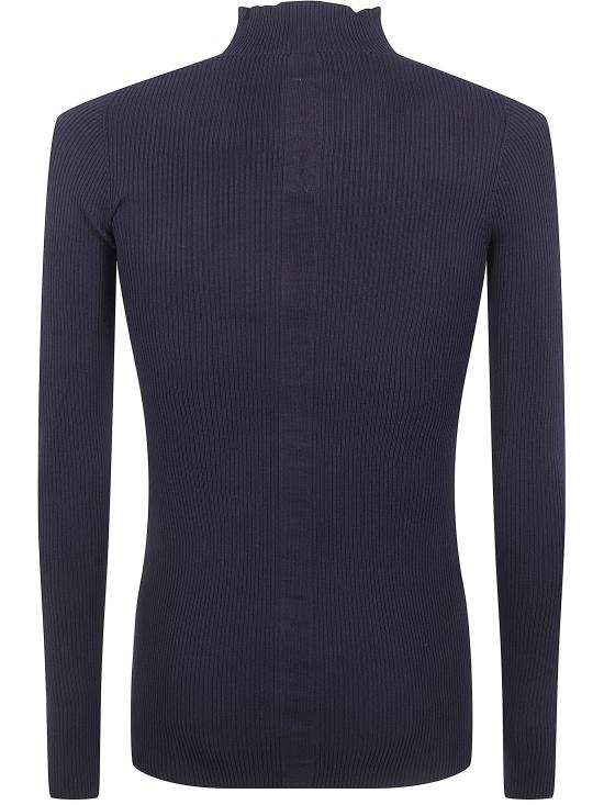 26SS 릭 오웬스 스웨터 RU01F2638RIBVI 09 BLACK - RICK OWENS