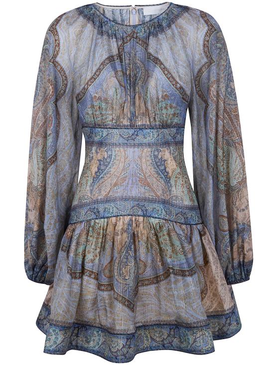 26SS 짐머만 미디 원피스 5515DRS262 TPBL BLUE - ZIMMERMANN