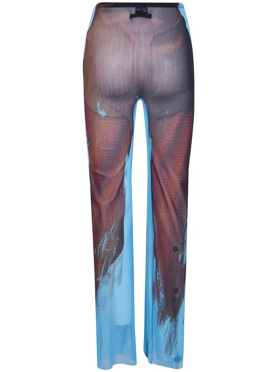 26SS 장 폴 고티에 스트레이트 팬츠 2601WTR069M027P 90 MULTICOLOUR - JEAN PAUL GAULTIER