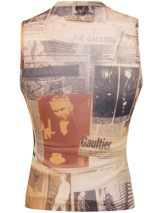 26SS 장 폴 고티에 반팔 티셔츠 2601WTO415M013P 030830 NUDE NEUTRALS - JEAN PAUL GAULTIER