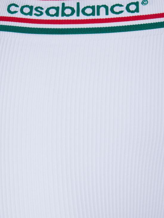 26SS 카사블랑카 스트레이트 팬츠 WSP26ACT02501 WHITE - CASABLANCA