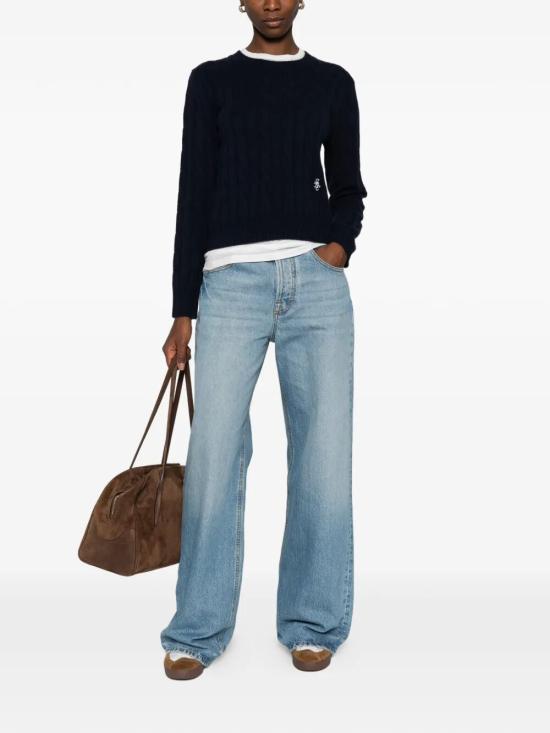 25FW 스포티앤리치 스웨터 WS06665302BL106 3902 BLUE - SPORTY & RICH