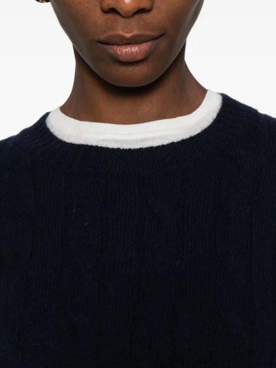 25FW 스포티앤리치 스웨터 WS06665302BL106 3902 BLUE - SPORTY & RICH