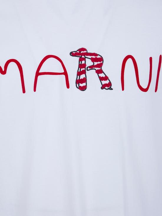 26SS 마르니 반팔 티셔츠 HUMU0223S2USCY86 LOW01 WHITE - MARNI