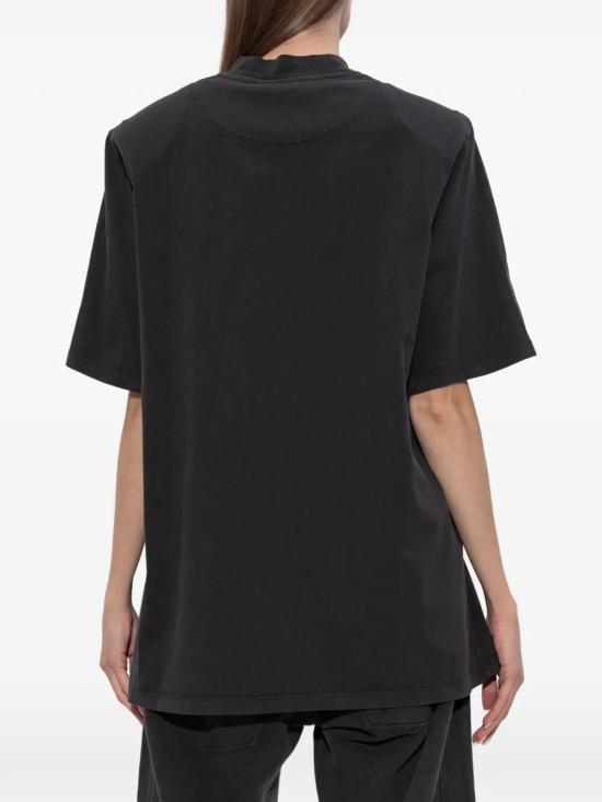 26SS 디 아티코 반팔 티셔츠 260WCT00360JJJ025AA 615 BLACK - THE ATTICO