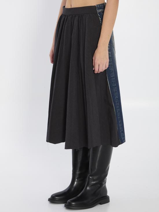 25FW 발렌시아가 롱 스커트 838770TST05 1000 MULTICOLOURED - BALENCIAGA