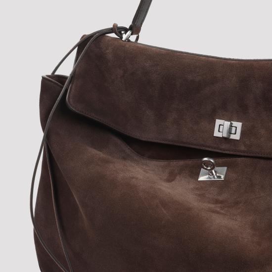  발렌시아가 로데오 라지 핸드백 7897442AB4G 2308 BROWN - BALENCIAGA