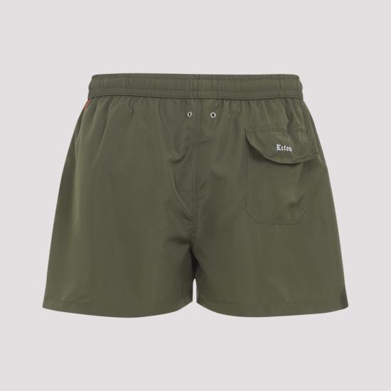 26SS 키톤 스윔팬츠 UCOM2CK0741H08001 MULTICOLOR GREEN - KITON