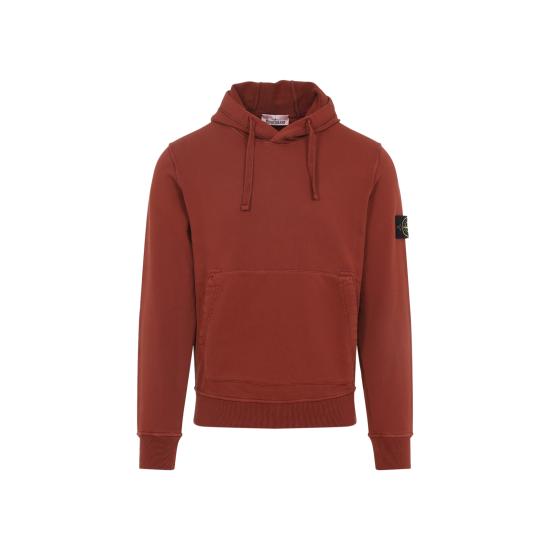 26SS 스톤 아일랜드 후드 티셔츠 L1S156100062S0051 V0015 RED - STONE ISLAND