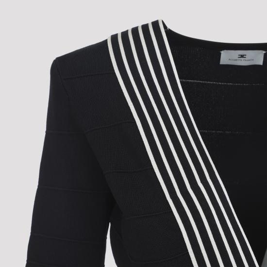 26SS 엘리자베타프랜치 미디 원피스 AM01S61E2 685 BLACK - ELISABETTA FRANCHI