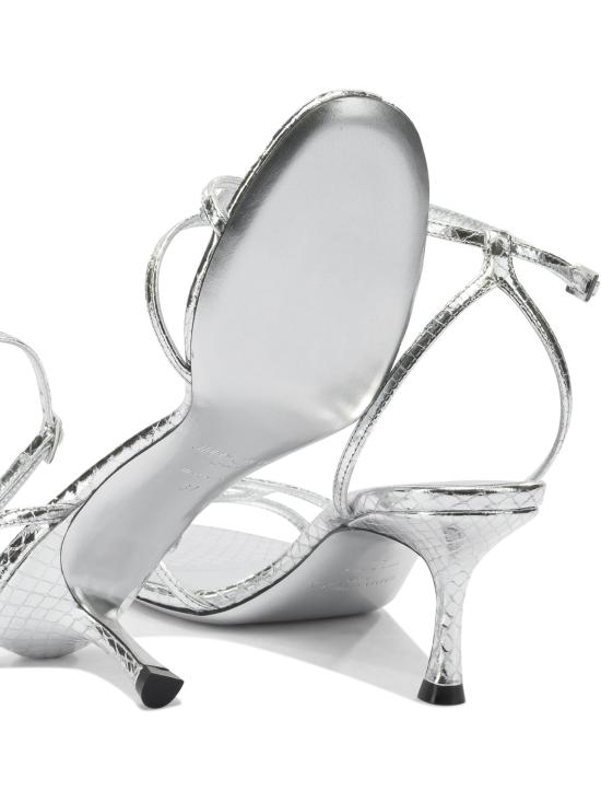 26SS 지미추 샌들 1998LEO100WAP SILVER METALLIC - JIMMY CHOO