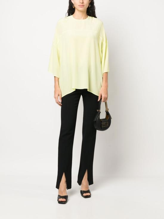  랑방 반팔 티셔츠 RWTO00044868P23 LEMON YELLOW ORANGE - LANVIN