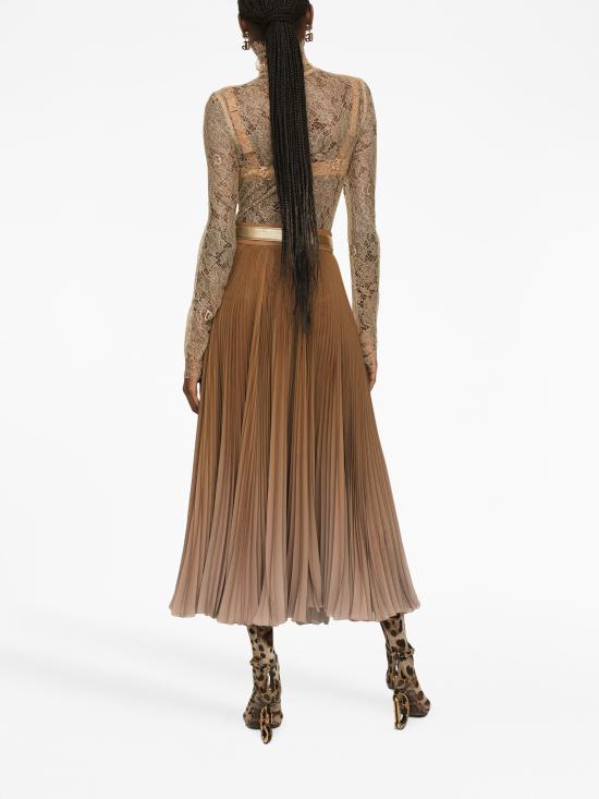 25SS 돌체앤가바나 터틀넥 F779HTFL9AD M0265 BROWN - DOLCE & GABBANA