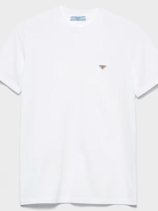 25FW 프라다 반팔 티셔츠 3583815ZG F0009 WHITE - PRADA