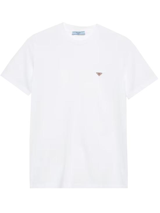 25FW 프라다 반팔 티셔츠 3583815ZG F0009 WHITE