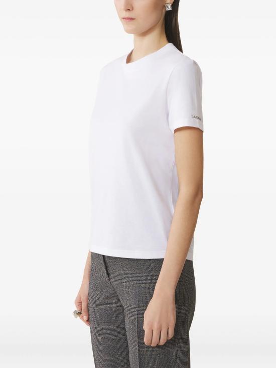 25FW 랑방 반팔 티셔츠 RWTS0024J040H25 01 WHITE - LANVIN