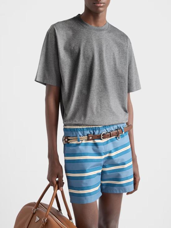 25FW 프라다 반팔 티셔츠 UJN92111CD F0480 GREY - PRADA