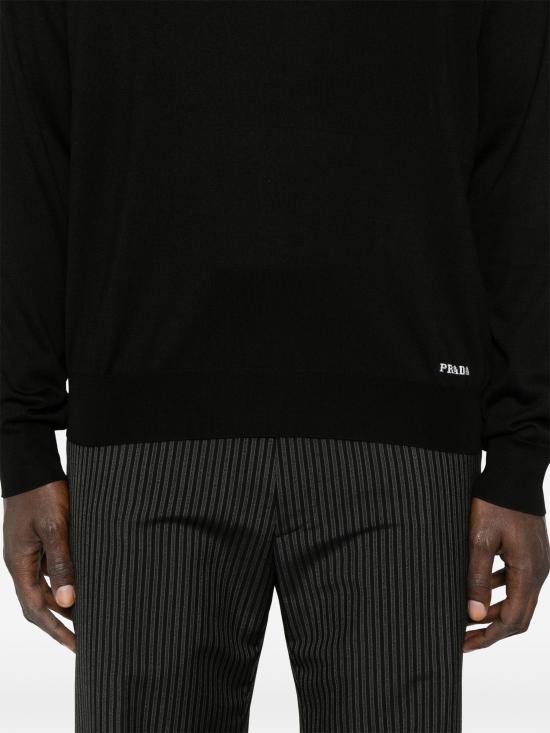 26SS 프라다 스웨터 UMB92716AI F0002 BLACK - PRADA