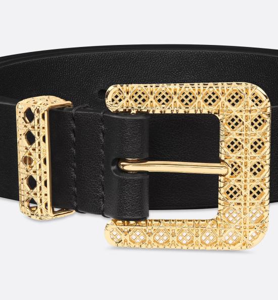 26SS 디올 레귤러 벨트 B0745QVWV 900 BLACK - DIOR