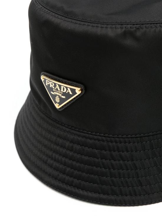 26SS 프라다 리나일론 버킷햇 1HC1372DMI F0632 BLACK - PRADA