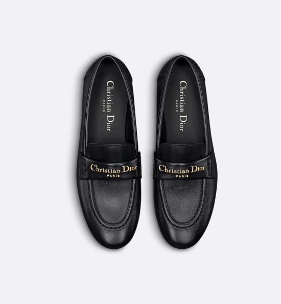 26SS 디올 플랫 슈즈 KDF039VSO 900 BLACK - DIOR