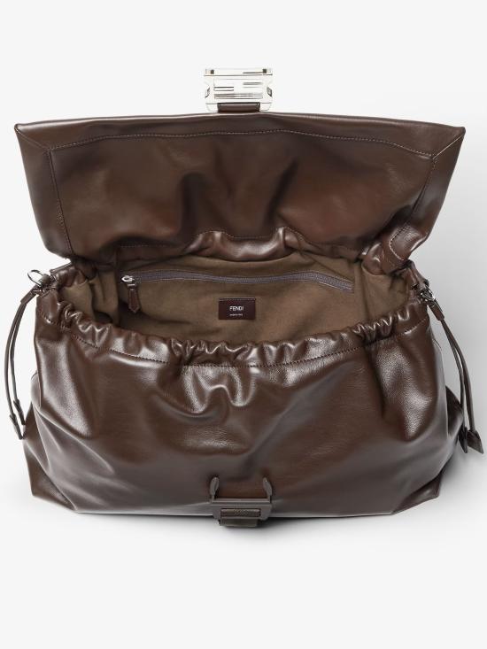 26SS 펜디 플럭스 맥시 메신저 7VA665AV8B F0H3A BROWN - FENDI