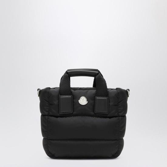 26FW 몽클레어 카라독 마이크로 패딩 토트백 5L00004M6275 999 BLACK