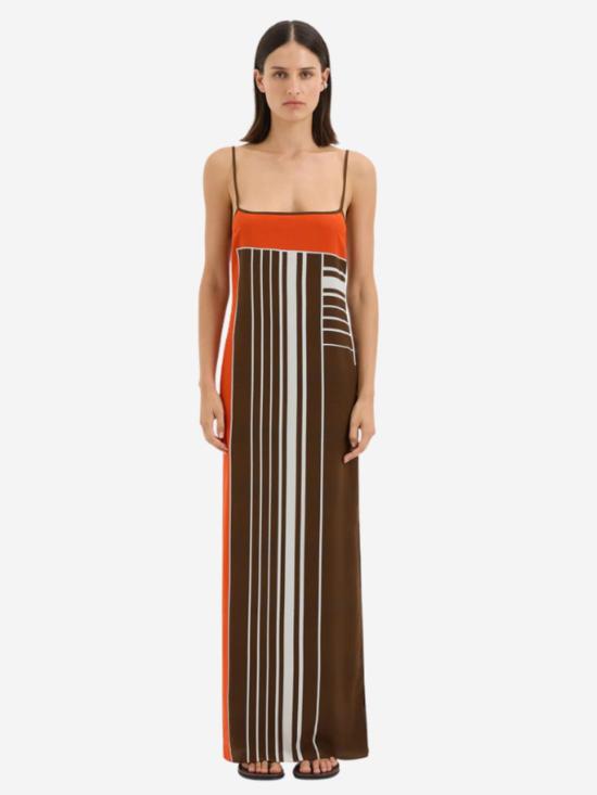  서 더 레이블 롱 원피스 데스티노 스쿱 슬립 드레스 - SIR. THE LABEL