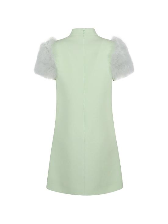 26SS 발렌티노 가라바니 숏 원피스 BVAJ90 1CFC9E Green - VALENTINO GARAVANI