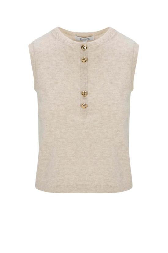  헤브론 베스트 매들린 탑 베이지