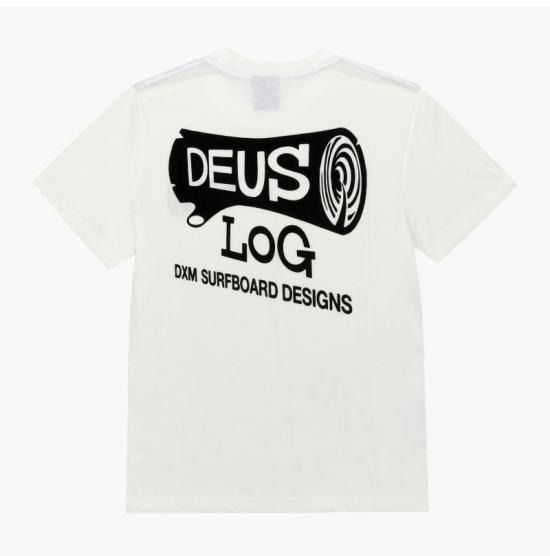 25SS 데우스 반팔 티셔츠 DMP251001AVWH VINTAGE WHITE DOM - DEUS