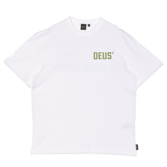 25SS 데우스 반팔 티셔츠 DMP251983AVWH VINTAGE WHITE DOM