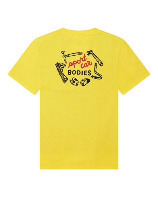  데우스 반팔 티셔츠 DMF241540DCYL CANARY YELLOW DOM - DEUS