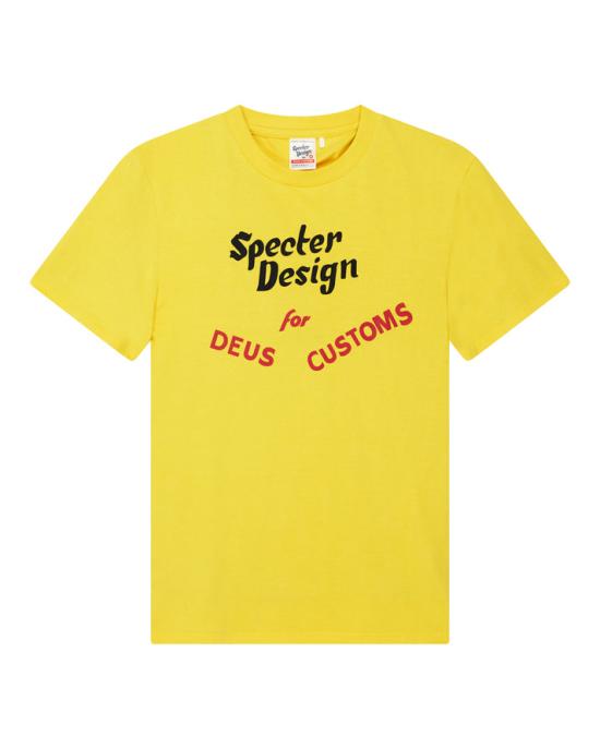  데우스 반팔 티셔츠 DMF241540DCYL CANARY YELLOW DOM