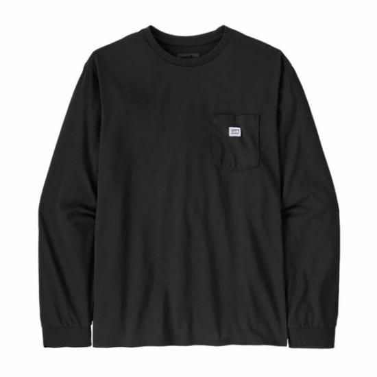 25SS 파타고니아 트레이닝 티셔츠 37763BLK BLACK DOM