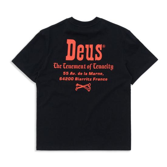  데우스 반팔 티셔츠 DMP251947DBLK BLACK DOM - DEUS