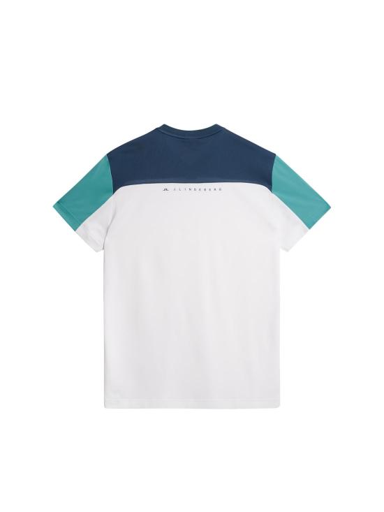  제이린드버그 반팔 티셔츠 AMJT126350000 WHITE DOM - J LINDEBERG